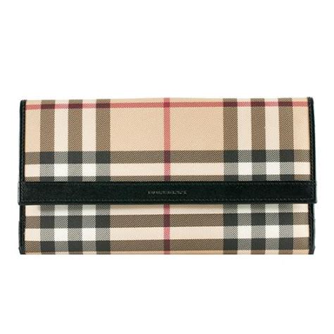 burberry check tb card holder wallet|Burberry checkbook cover.